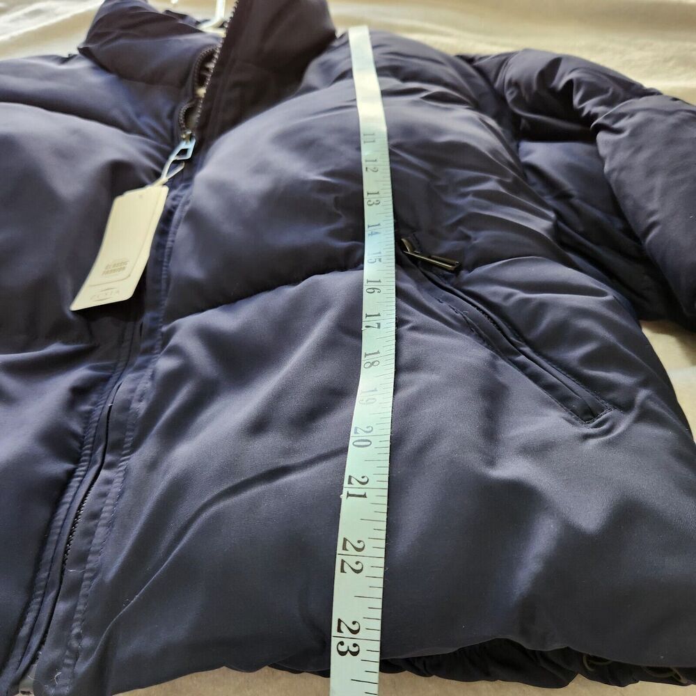 ZCSIA Women's Winter jacket Small Navy Color Baggy Puffer Short - Picture 4 of 16